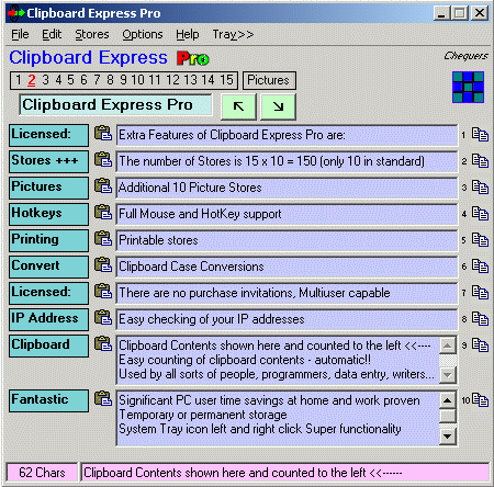 Clipboard Express Pro Screenshot